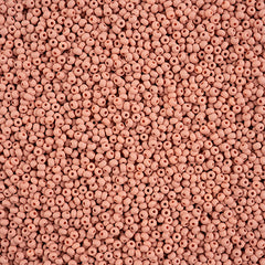 10/0 Preciosa PermaLux Seed Bead Dyed Chalk Light Brown Matte