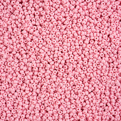 10/0 Preciosa PermaLux Seed Bead Dyed Chalk Light Pink Matte