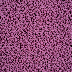 10/0 Preciosa PermaLux Seed Bead Dyed Chalk Purple Matte