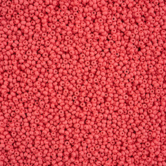 10/0 Preciosa PermaLux Seed Bead Dyed Chalk Red Matte