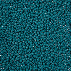 10/0 Preciosa PermaLux Seed Bead Dyed Chalk Teal