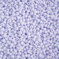 10/0 Preciosa Seed Beads Opaque Natural Lilac