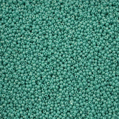 11/0 Preciosa Seed Beads Opaque Turquoise AB #39024