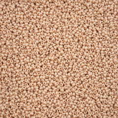 11/0 Preciosa Seed Beads Pearl Beige Chalk Luster Terra #43185