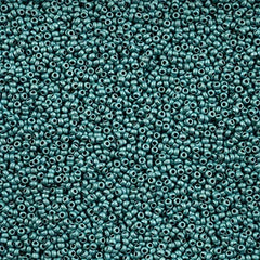 11/0 Preciosa Seed Beads Aqua Terra Metallic Matte #43207