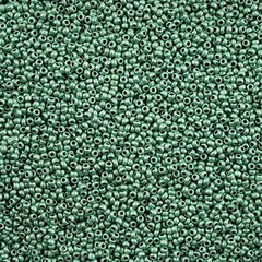 11/0 Preciosa Seed Beads Turquoise Blue Terra Metallic Matte #43211