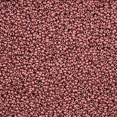 11/0 Preciosa Seed Beads Violet Orchid Terra Metallic Matte #43218