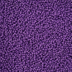 11/0 Preciosa Seed Beads Bright Grape Purple Chalk Spinx Terra Dyed #43222