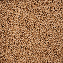 11/0 Preciosa Seed Beads Pearl Brown Chalk Luster Terra #43232