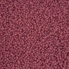 11/0 Preciosa Seed Beads Alabaster Dark Pink Solgel #43260