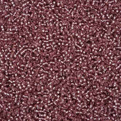 11/0 Preciosa Seed Beads Silver Lined Plum Solgel