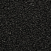 11/0 Charlotte Cut Preciosa Beads #23980 Opaque Black 100g Bag