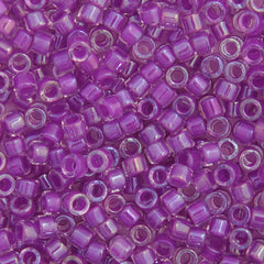 Delica 11/0 RD #0073 Lilac AB Lined-Dyed 5.2g Vial