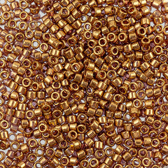 Delica 11/0 RD #0115 Light Topaz Gold Luster 5.2g Vial