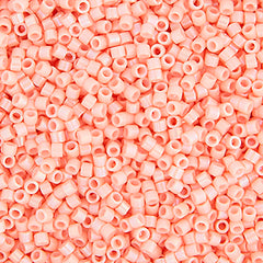 Delica 11/0 RD #0207 Peach Luster Opaque 5.2g Vial