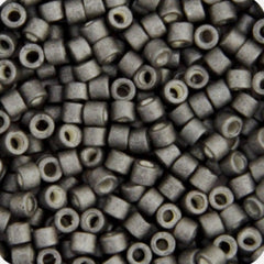 Delica 11/0 RD #1175 Silver Grey Graphite 5.2g Vial