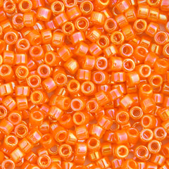 Delica 11/0 RD #1573 Orange Mandarin Opaque AB 5.2g Vial