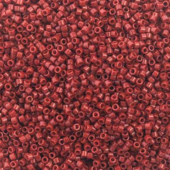 Delica 11/0 RD #2126 Duracoat Opaque Dyed Dusty Red 5.2g Vial