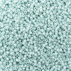 Delica 11/0 RD #2356 Duracoat Opaque Dyed Aqua Ice 5.2g Vial