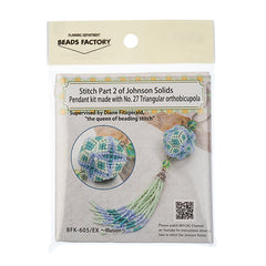 Miyuki Beading Kit – Designer Pendant Cyan Mix