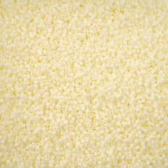 Delica 11/0 RD #2401 Opaque Light Cream Luster 5.2g Vial