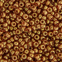 15/0 Miyuki Seed Beads Topaz Gold Luster #0311
