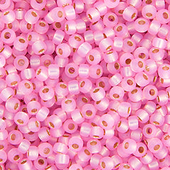 15/0 Miyuki Seed Bead Pink S/L Opal Dyed Alabaster #0643