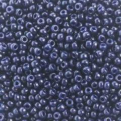 15/0 Miyuki Seed Bead Duracoat Indigo Navy Blue Dyed #4494
