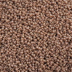 15/0 Miyuki Seed Beads Frosted Glazed/Rainbow Light Rose Matte AB #4694