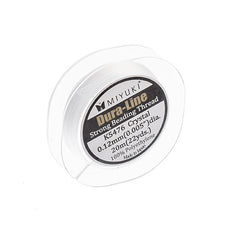 Miyuki Dura-Line 20m Crystal Clear 0.12mm Strong Beading Thread