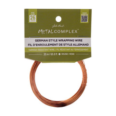 Metal Complex German Style Wire – No-Tarnish Round 26GA (0.41mm)