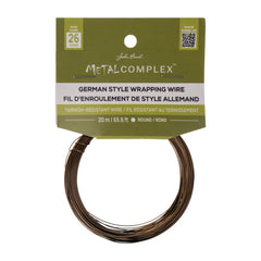Metal Complex German Style Wire – No-Tarnish Round 26GA (0.41mm)