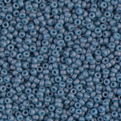 11/0 Miyuki Seed Beads Light Denim Opaque Matte Luster #2038