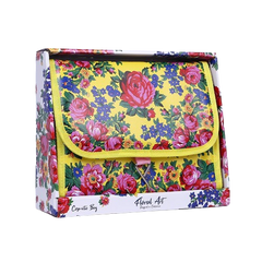 Floral Design Cosmetic Bag – Multi (1pc)