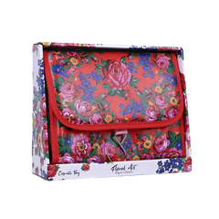 Floral Design Cosmetic Bag – Multi (1pc)