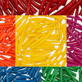 1" to 1.5" Painted Smooth Dentalium Shells (25g Bag)