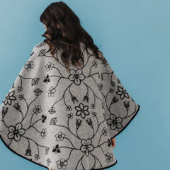 Fleurs Reversible Shawl