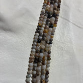 Bamboo Leaf Agate beads 6mm