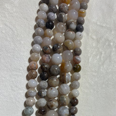 Bamboo Leaf Agate beads 6mm