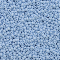 10/0 Preciosa Seed Beads Blue Chalk Solgel