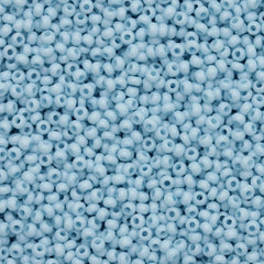 10/0 Preciosa Seed Beads Solgel Chalk Blue-Green