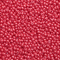 10/0 Preciosa Seed Beads Solgel Opaque Light Red Luster