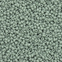 10/0 Preciosa Seed Beads Turquoise Chalk Solgel Dyed