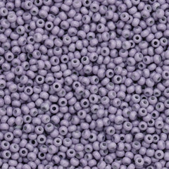 10/0 Preciosa Seed Beads Solgel Chalk Violet