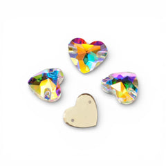 16mm Heart K9 Strass Crystal Glass Rhinestones