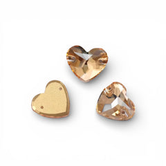 16mm Heart K9 Strass Crystal Glass Rhinestones