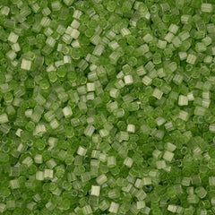 10/0 2-Cut Preciosa Beads Satin Green Solgel, 13g Vial