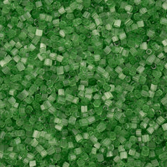 10/0 2-Cut Preciosa Beads Satin Dark Green Solgel, 13g Vial