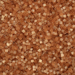 10/0 2-Cut Preciosa Beads Satin Light Brown Solgel, 13g Vial