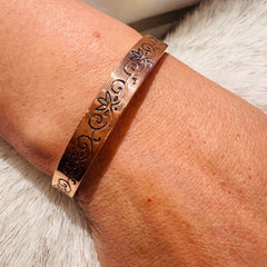 Custom Made Copper Bracelet with Magnets